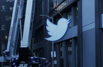 The 560-pound Twitter emblem has offered for $34,000