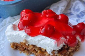 CHEESECAKE PRETZEL DESSERT – The Southern Girl Cooks