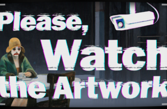 Please, Watch the Art work is a puzzle recreation with eerie work and a tragic clown