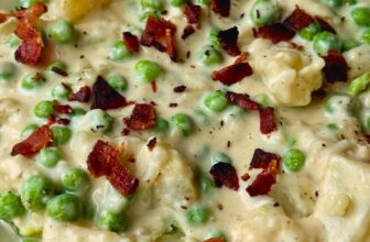 CREAMED PEAS AND POTATOES – The Southern Girl Cooks